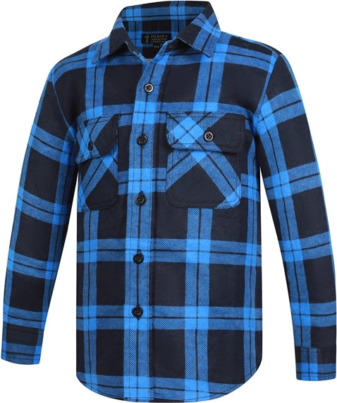 RITEMATE WORKWEAR CHILDRENS OPEN FRONT FLANNELETTE SHIRT