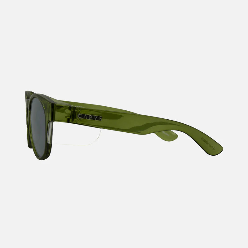 CARVE CHIPPY - SAFETY CRYSTAL GREEN FRAME - GREY POLARIZED LENS