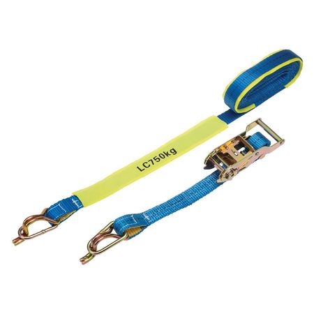 LINQ RATCHET TIE DOWN 25MMX5M 0.75T CAPTIVE J-HOOK