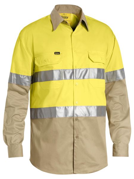BISLEY TAPED HI VIS COOL LIGHTWEIGHT SHIRT