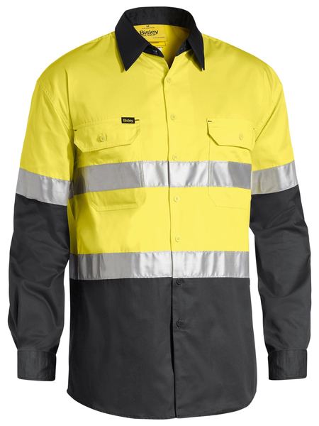 BISLEY TAPED HI VIS COOL LIGHTWEIGHT SHIRT