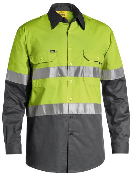 BISLEY TAPED HI VIS COOL LIGHTWEIGHT SHIRT