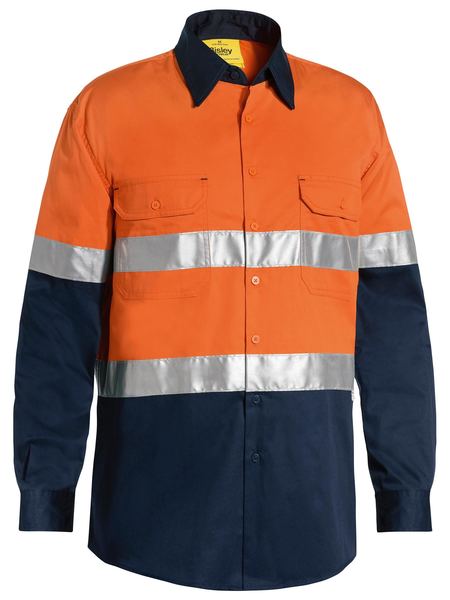 BISLEY TAPED HI VIS COOL LIGHTWEIGHT SHIRT
