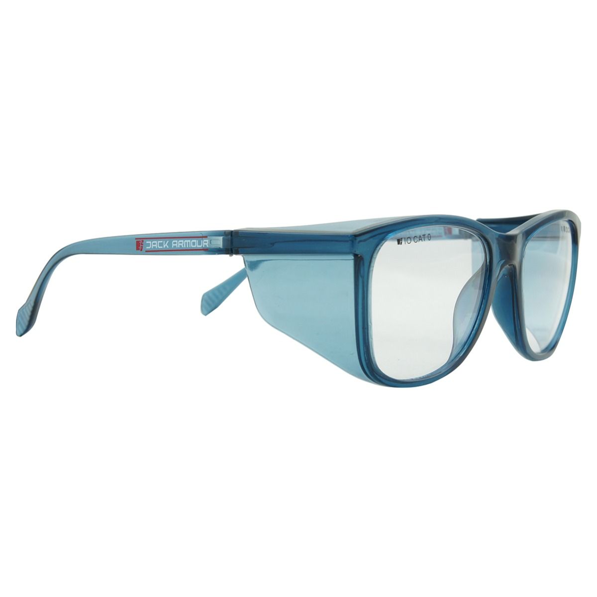 VIVA SAFTEY GLASSES - BLUE FRAME CLEAR LENS