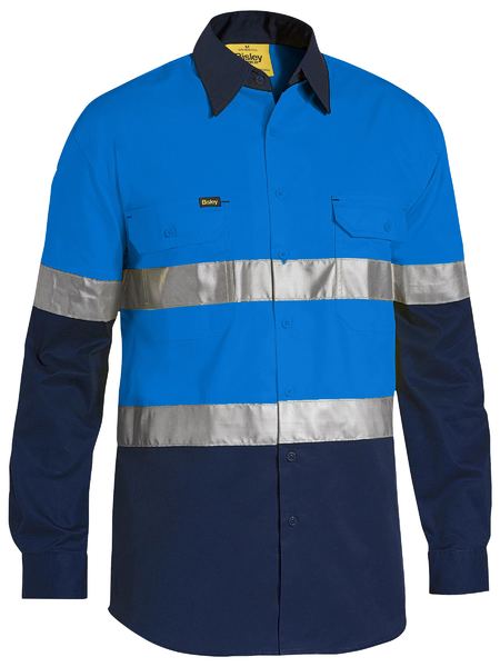 BISLEY TAPED HI VIS COOL LIGHTWEIGHT SHIRT