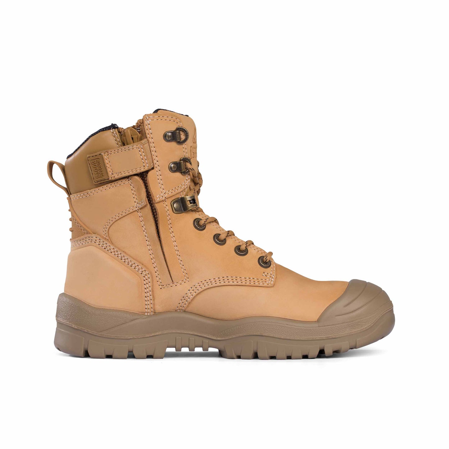 MONGREL HIGH LEG ZIPSIDER BOOT W/ SCUFF CAP