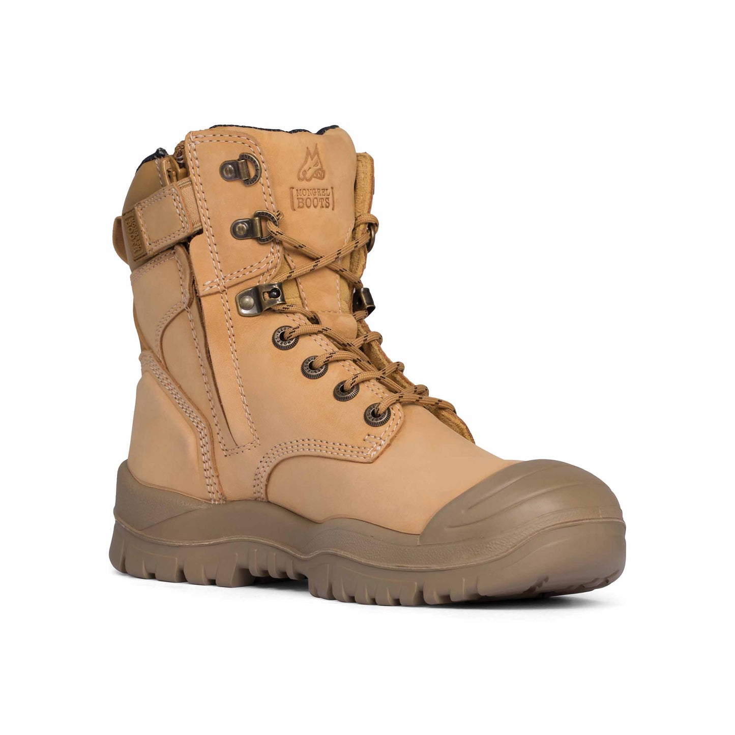 MONGREL HIGH LEG ZIPSIDER BOOT W/ SCUFF CAP