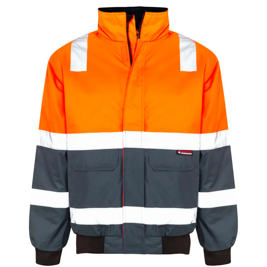SPARTAN TAPED WATERPROOF HI VIS BOMBER JACKET