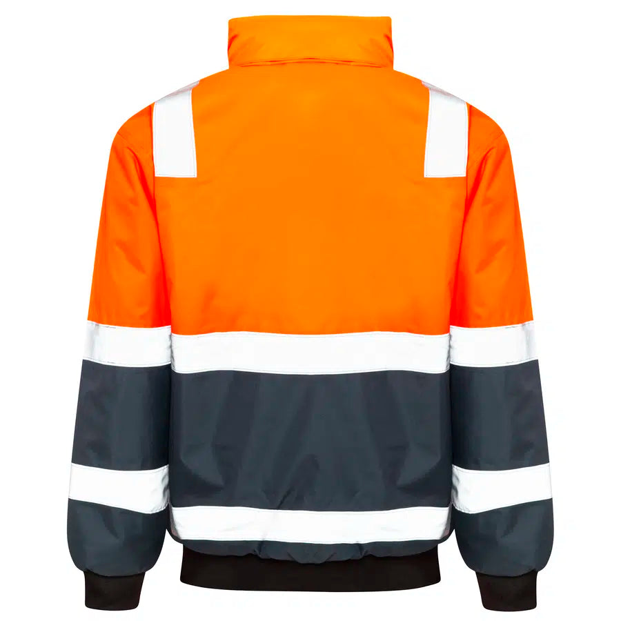 SPARTAN TAPED WATERPROOF HI VIS BOMBER JACKET