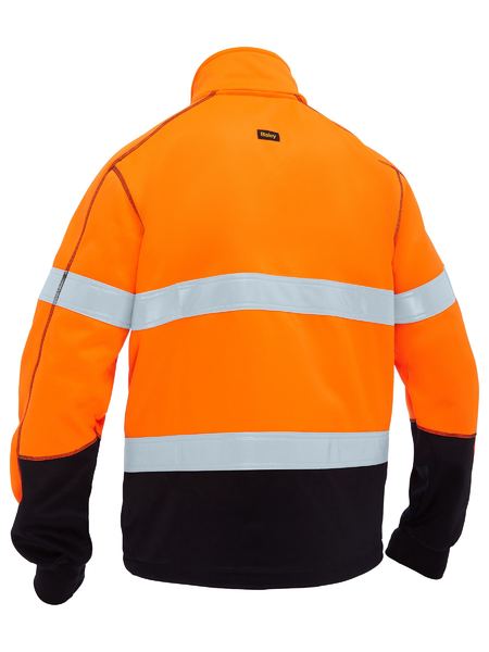 BISLEY TAPED HI VIS ZIP FRONT FLEECE
