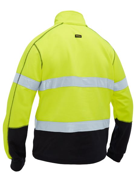 BISLEY TAPED HI VIS ZIP FRONT FLEECE