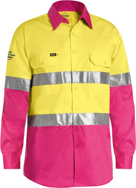 BISLEY TAPED HI VIS COOL LIGHTWEIGHT SHIRT