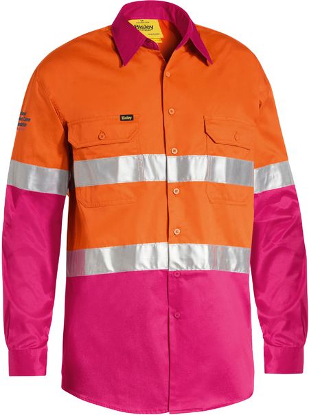 BISLEY TAPED HI VIS COOL LIGHTWEIGHT SHIRT