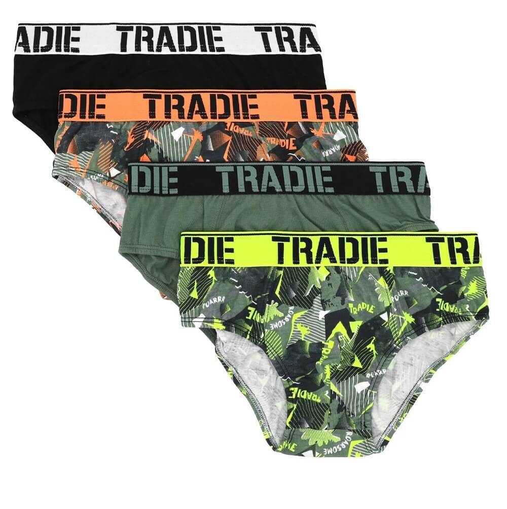 TRADIE BOYS 4 PACK BREIFS