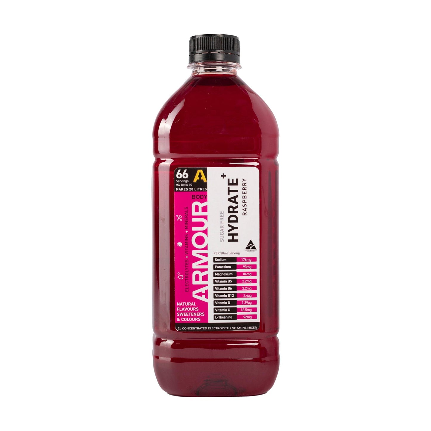 BODY ARMOUR HYDRATE+ HYPOTONIC 2L CONCENTRATE