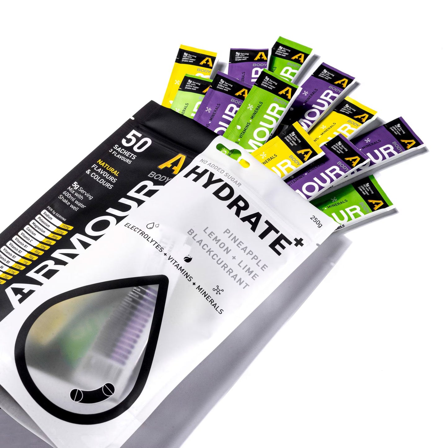 BODY ARMOUR HYDRATE+ HYPOTONIC SACHETS