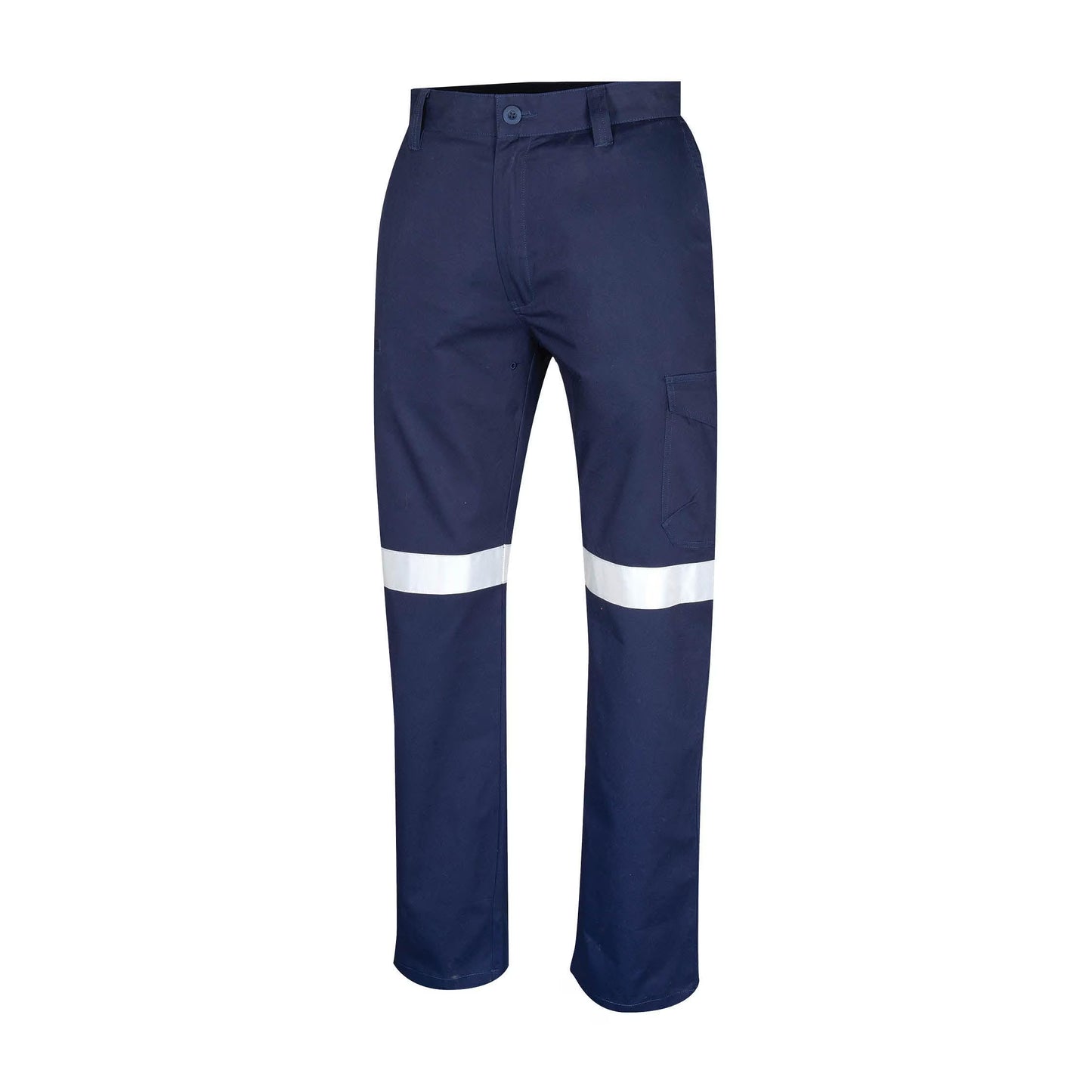 TRU WORKWEAR MIDWEIGHT DRILL TROUSER WITH REFLECTIVE TAPE