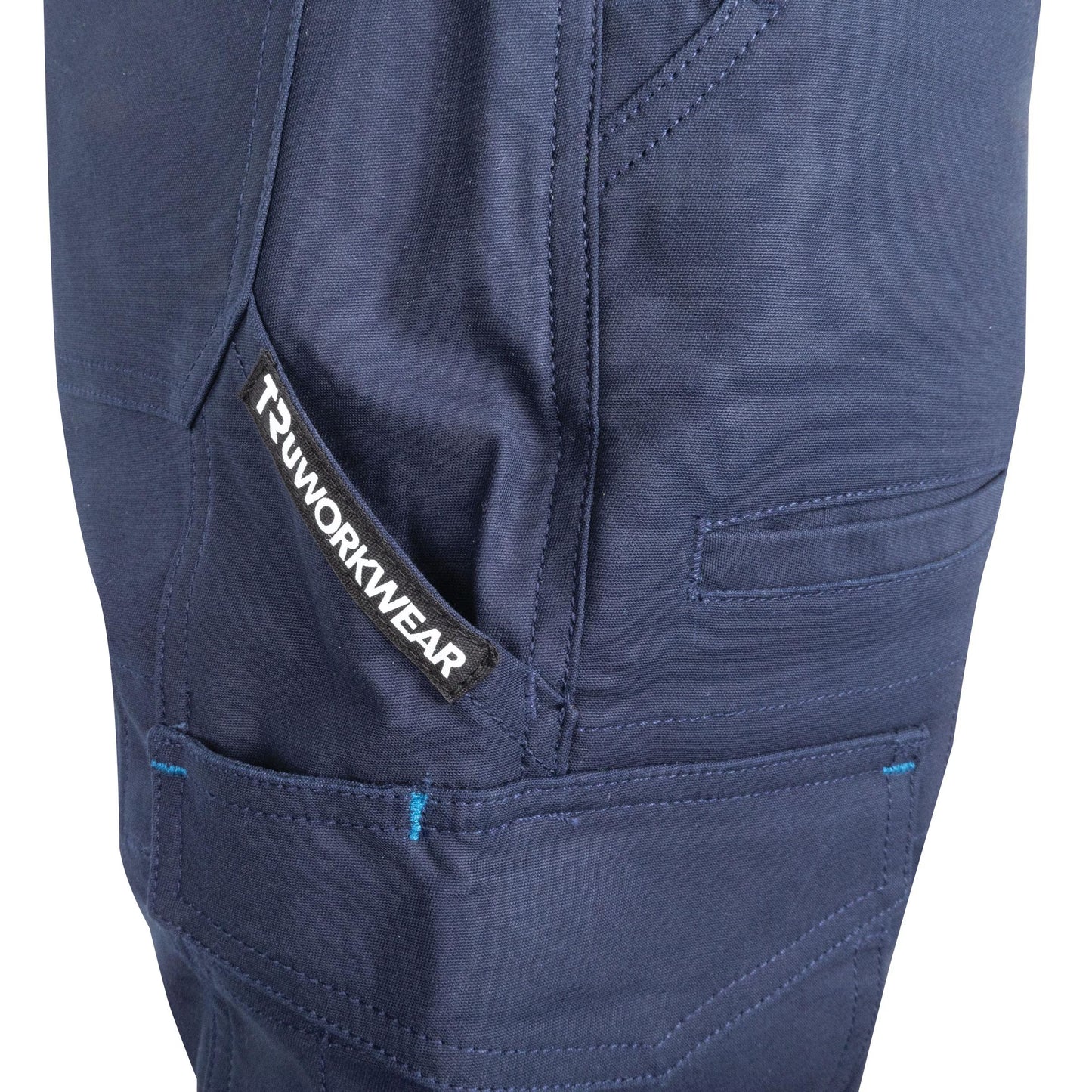 TRU WORKWEAR MIDWEIGHT COTTON STRETCH CARGO TROUSERS