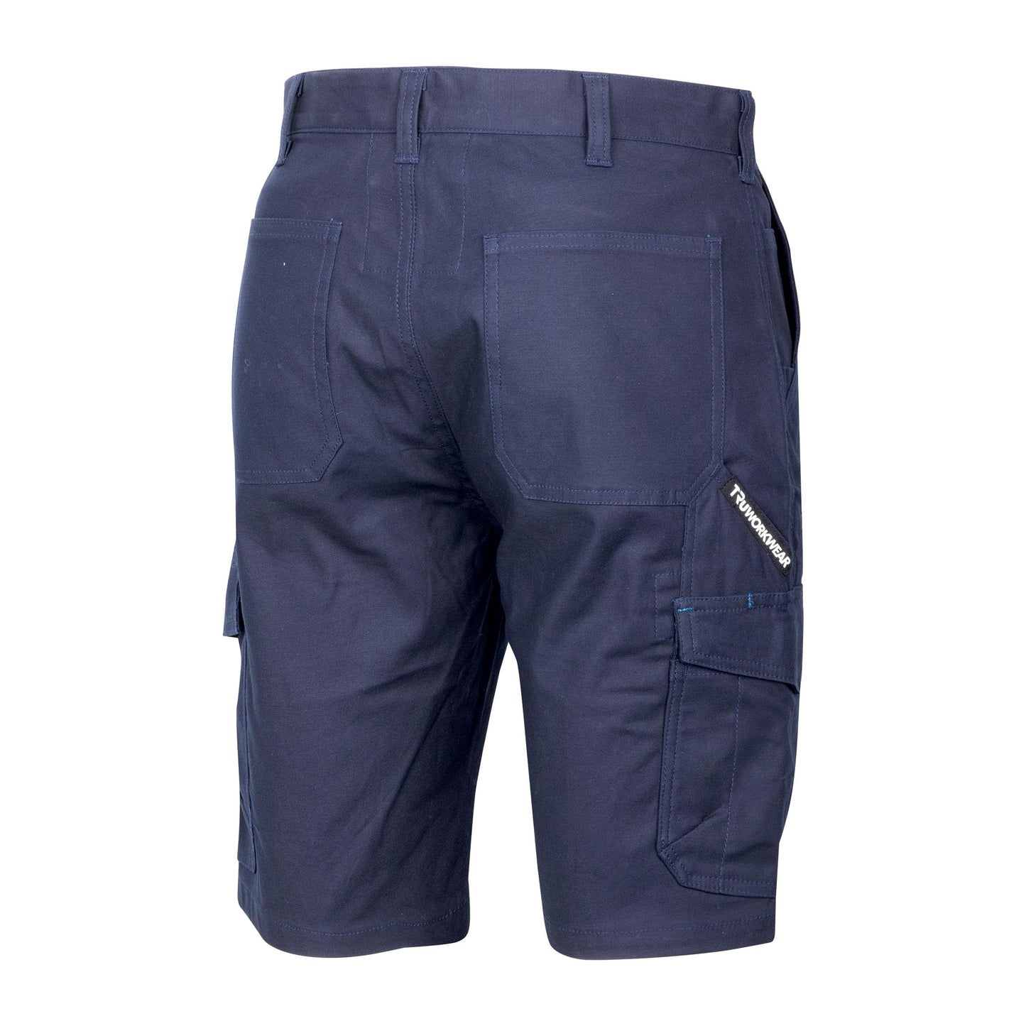 TRU WORKWEAR MIDWEIGHT COTTON STRETCH CARGO SHORTS