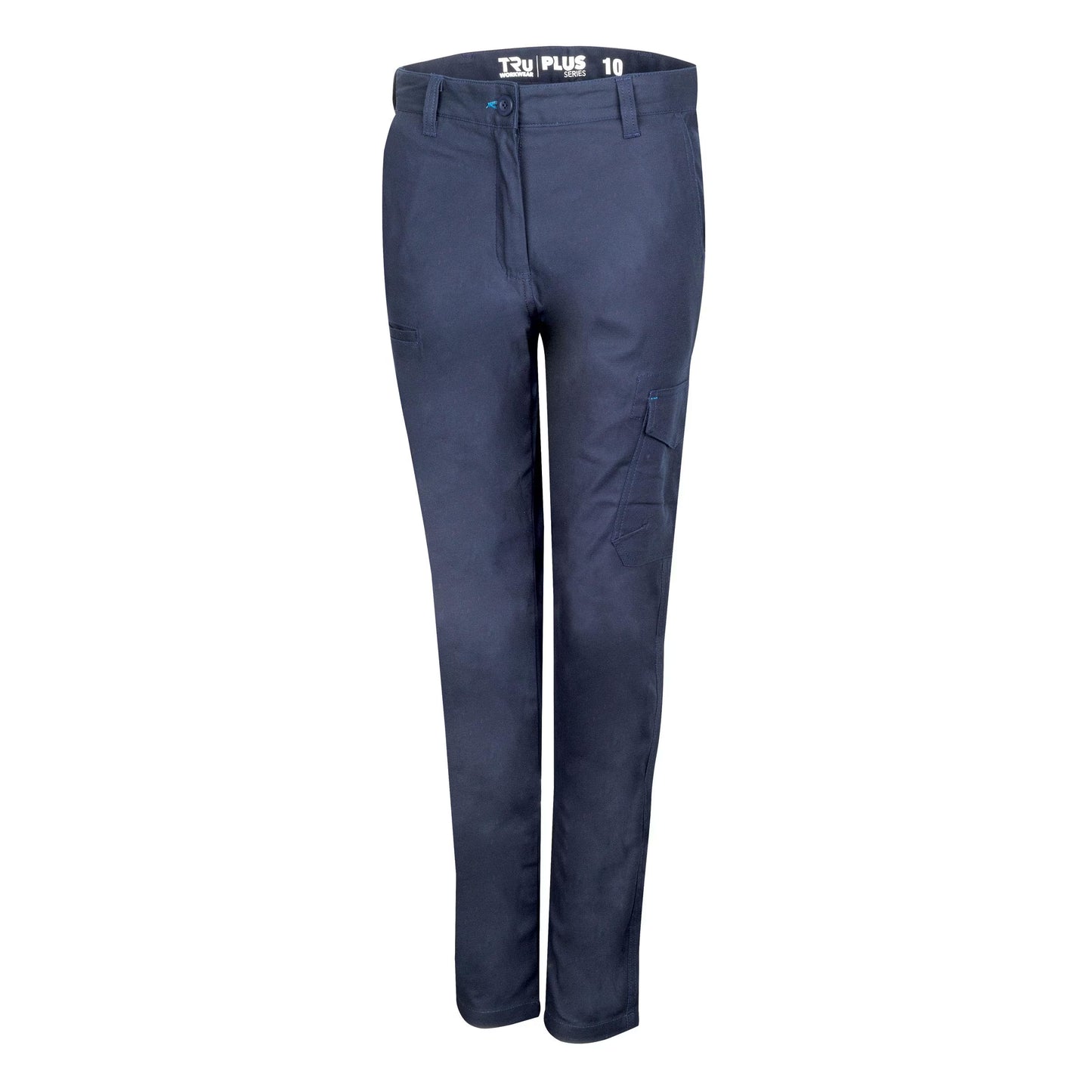 TRU BRANDS LADIES MIDWEIGHT COTTON STRETCH CARGO TROUSERS