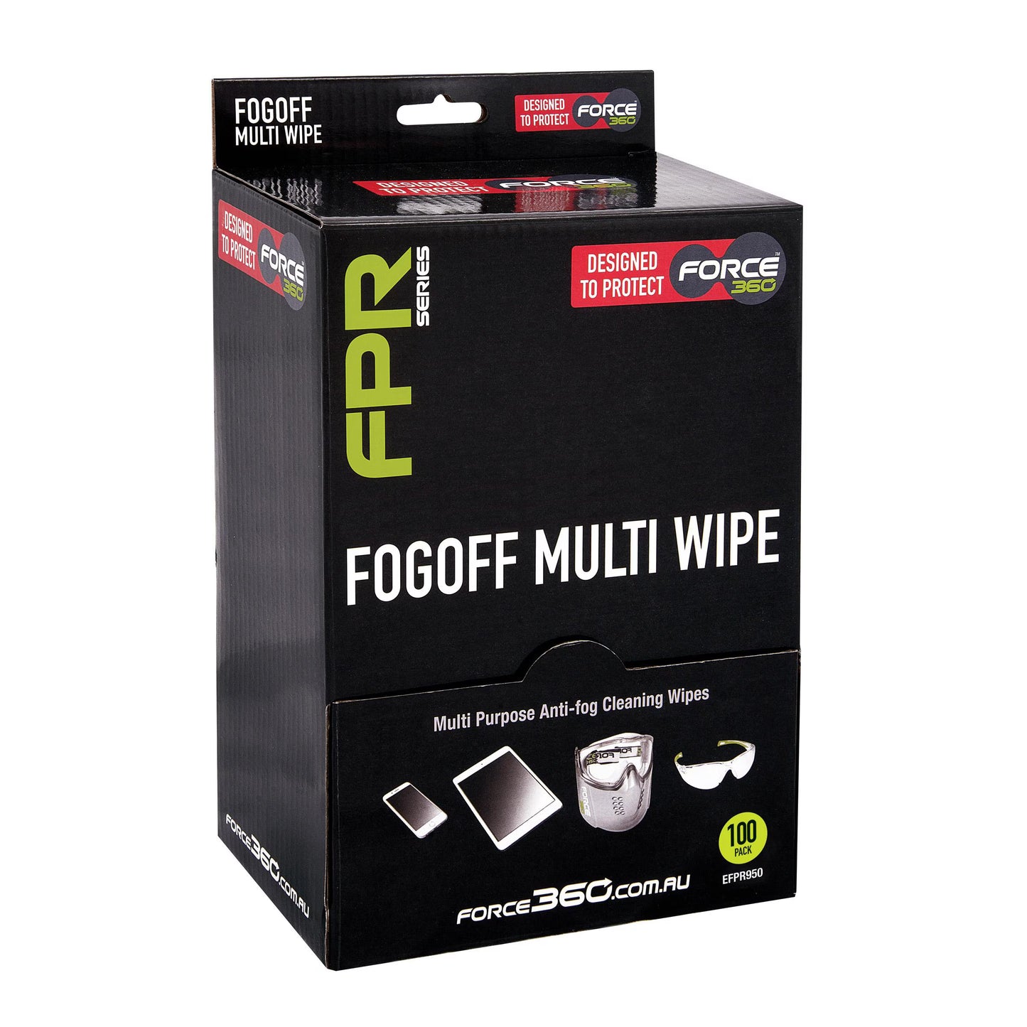 FORCE360 FOG OFF MULTI WIPE - 100PK
