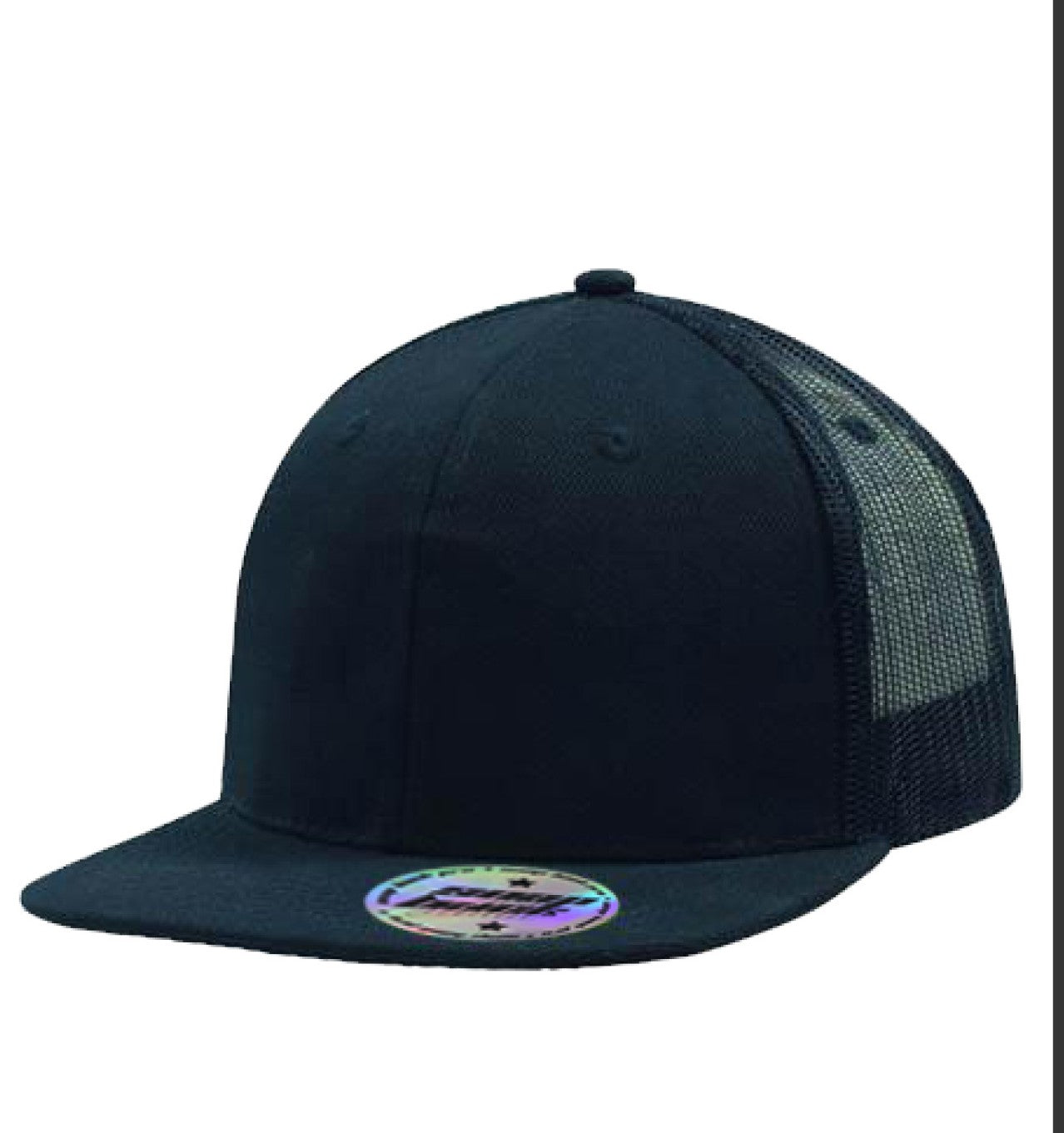 HEADWEAR SNAP BACK CAP - BLACK