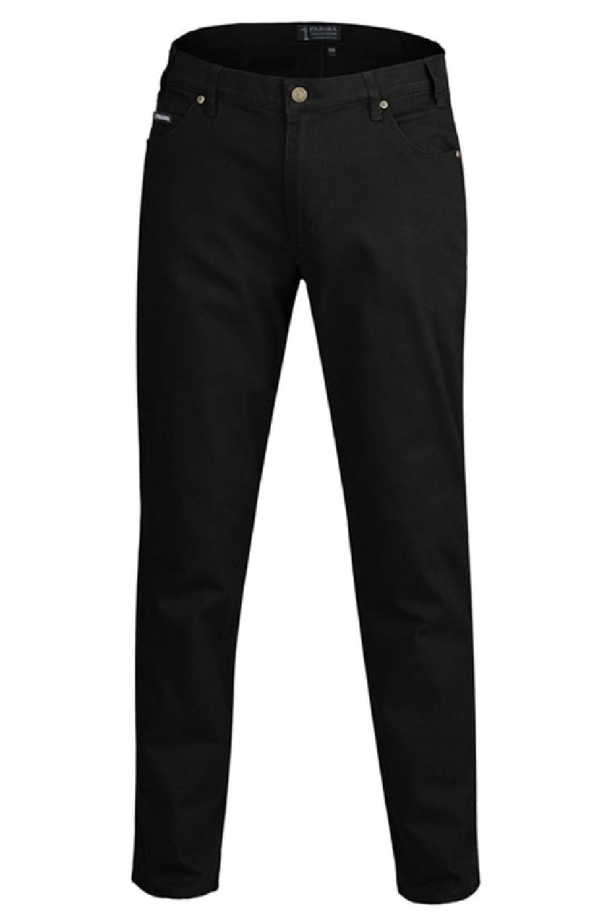 PILBARA COLLECTION COTTON STRETCH JEANS BLACK