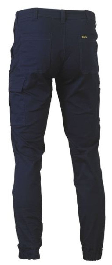 BISLEY STRETCH COTTON DRILL CARGO CUFFED PANTS