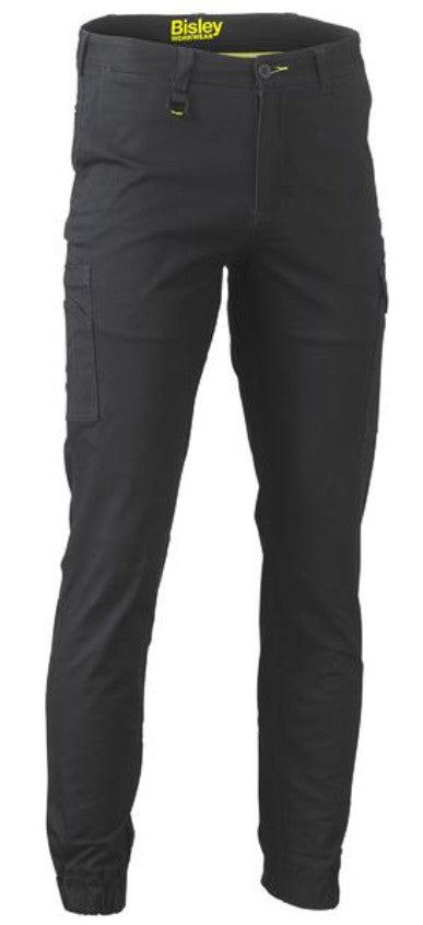 BISLEY STRETCH COTTON DRILL CARGO CUFFED PANTS