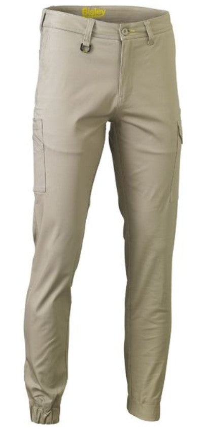 BISLEY STRETCH COTTON DRILL CARGO CUFFED PANTS