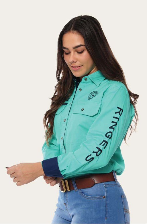 RINGERS WESTERN SIGNATURE JILLAROO WOMENS FULL BUTTON WORK SHIRT