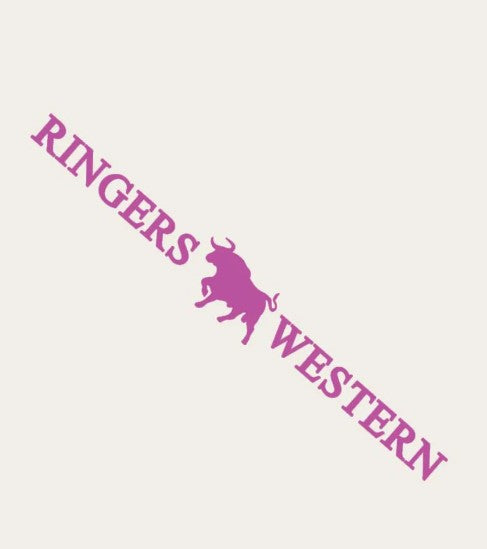 RINGERS WESTERN LARGE LONG DIE CUT STICKER
