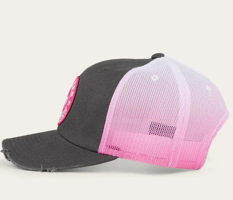 RINGERS WESTERN QUINN TRUCKER CAP GREY/CANDY
