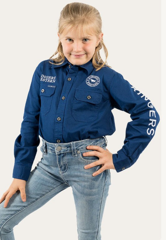 RINGERS WESTERN JACKAROO KIDS FULL BUTTON WORK SHIRT