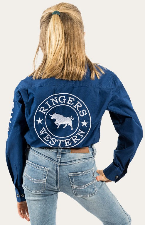 RINGERS WESTERN JACKAROO KIDS FULL BUTTON WORK SHIRT