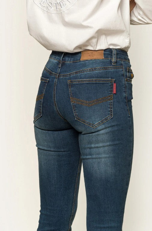 RINGERS WESTERN KATHERINE WOMENS MID-RISE BOOTLEG JEANS