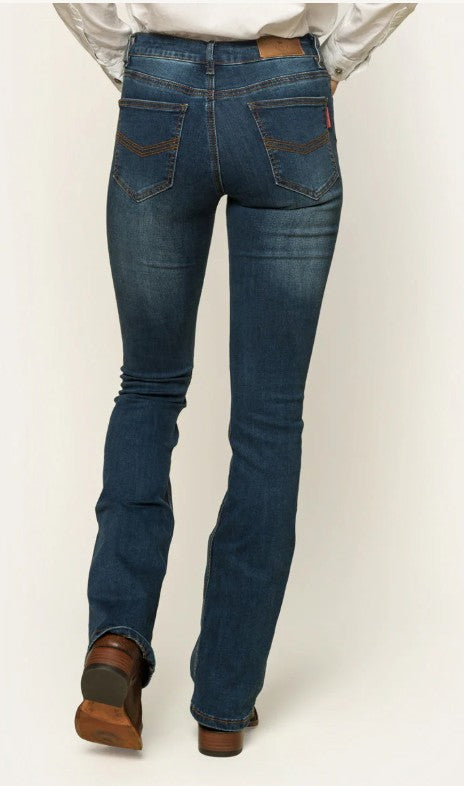 RINGERS WESTERN KATHERINE WOMENS MID-RISE BOOTLEG JEANS