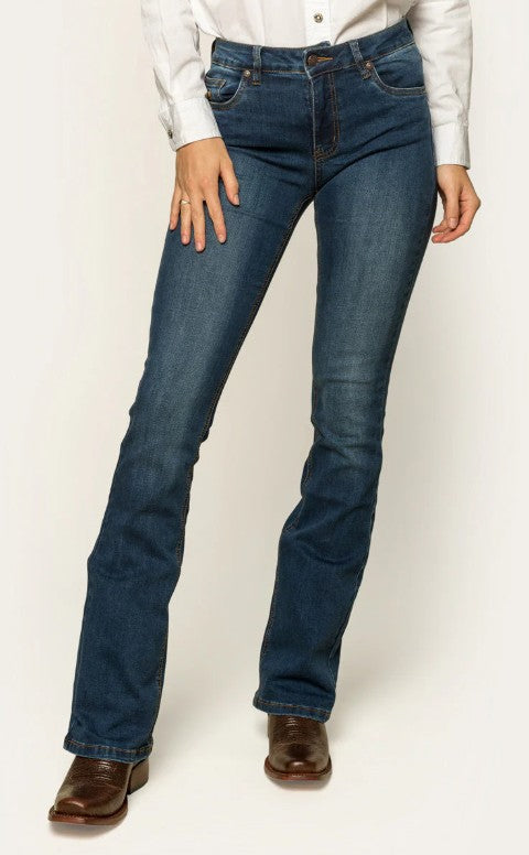 RINGERS WESTERN KATHERINE WOMENS MID-RISE BOOTLEG JEANS