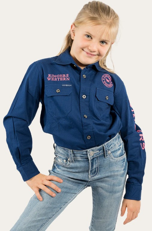 RINGERS WESTERN JACKAROO KIDS FULL BUTTON WORK SHIRT