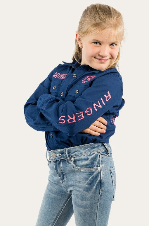 RINGERS WESTERN JACKAROO KIDS FULL BUTTON WORK SHIRT