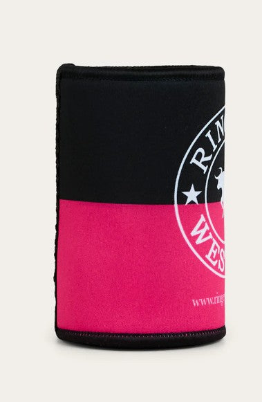 RINGERS WESTERN SPLICE STUBBY COOLER - PINK / NAVY