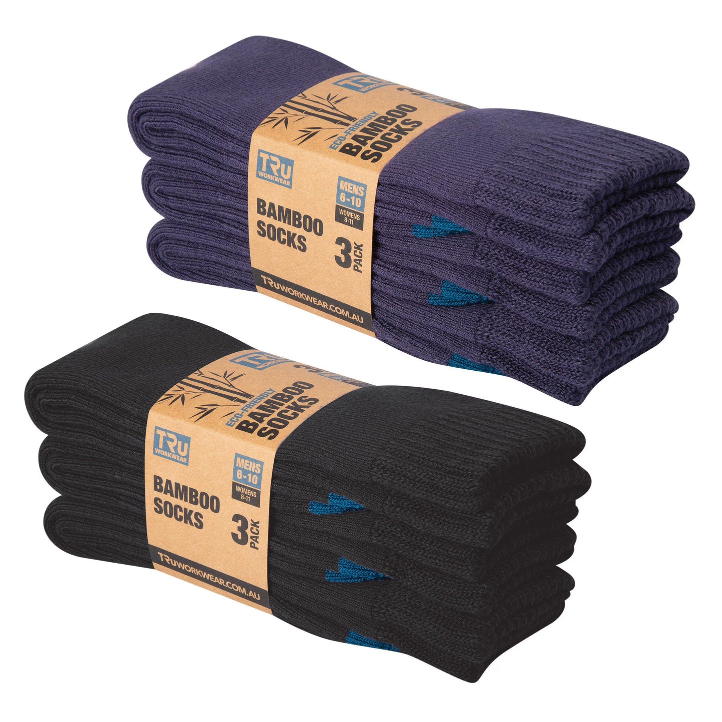 TRU WORKWEAR ECO-FRIENDLY BAMBOO SOCKS