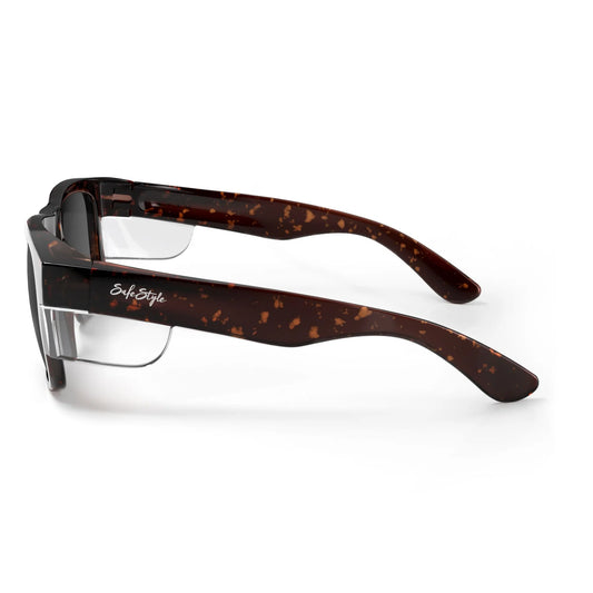 SAFESTYLE FUSIONS BROWN TORT FRAME POLARISED LENS