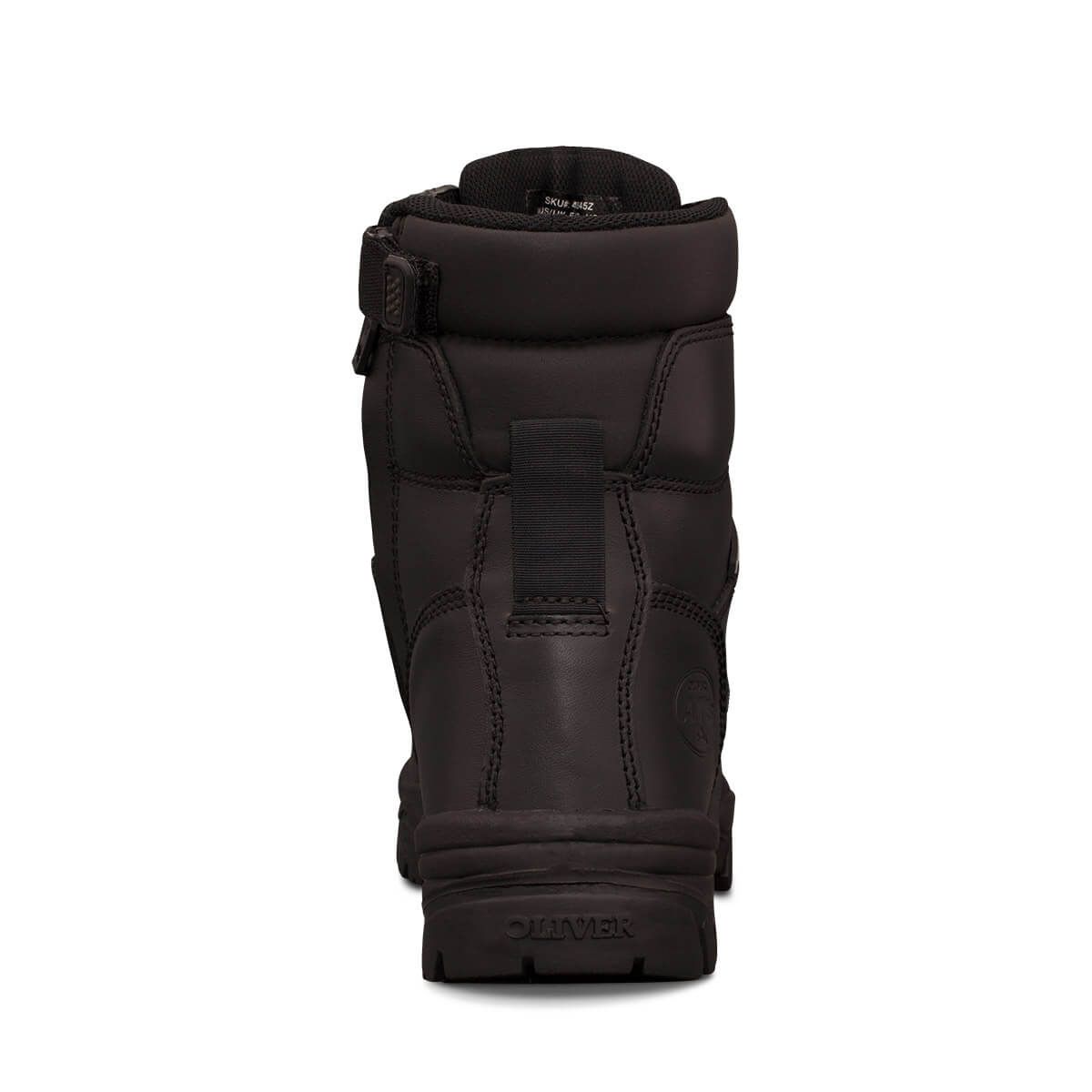 OLIVER 150MM BLACK ZIP SIDED BOOT