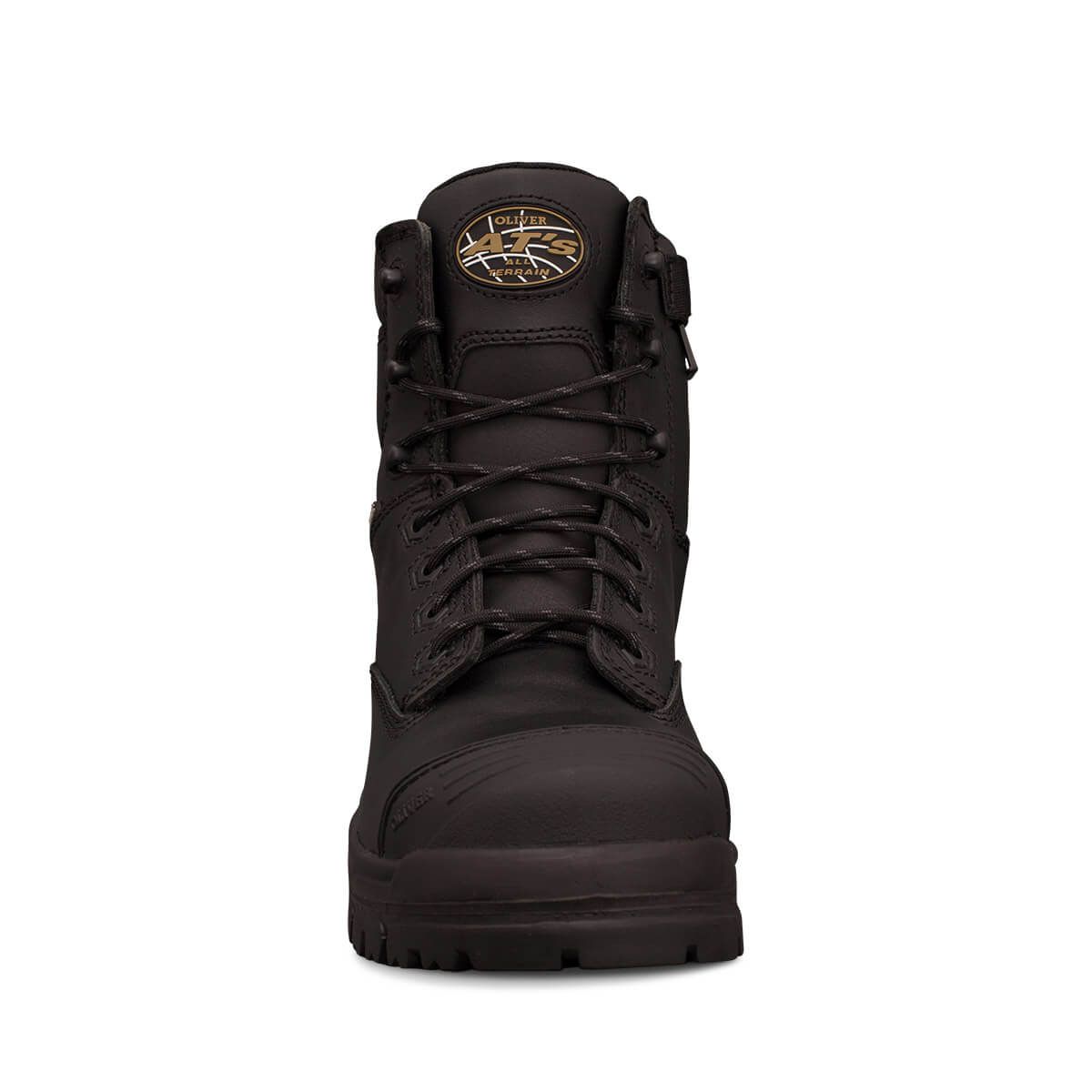 OLIVER 150MM BLACK ZIP SIDED BOOT