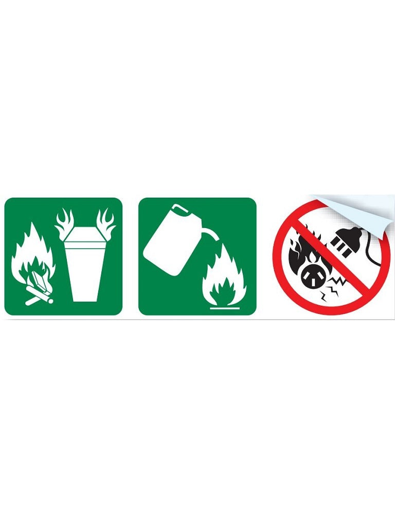 FIREX PICTOGRAM AIR FOAM STICKER