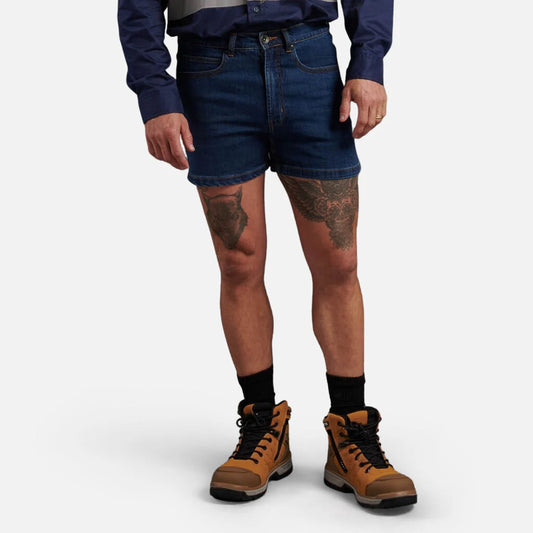 KINGGEE STRETCH DENIM WORK SHORTS