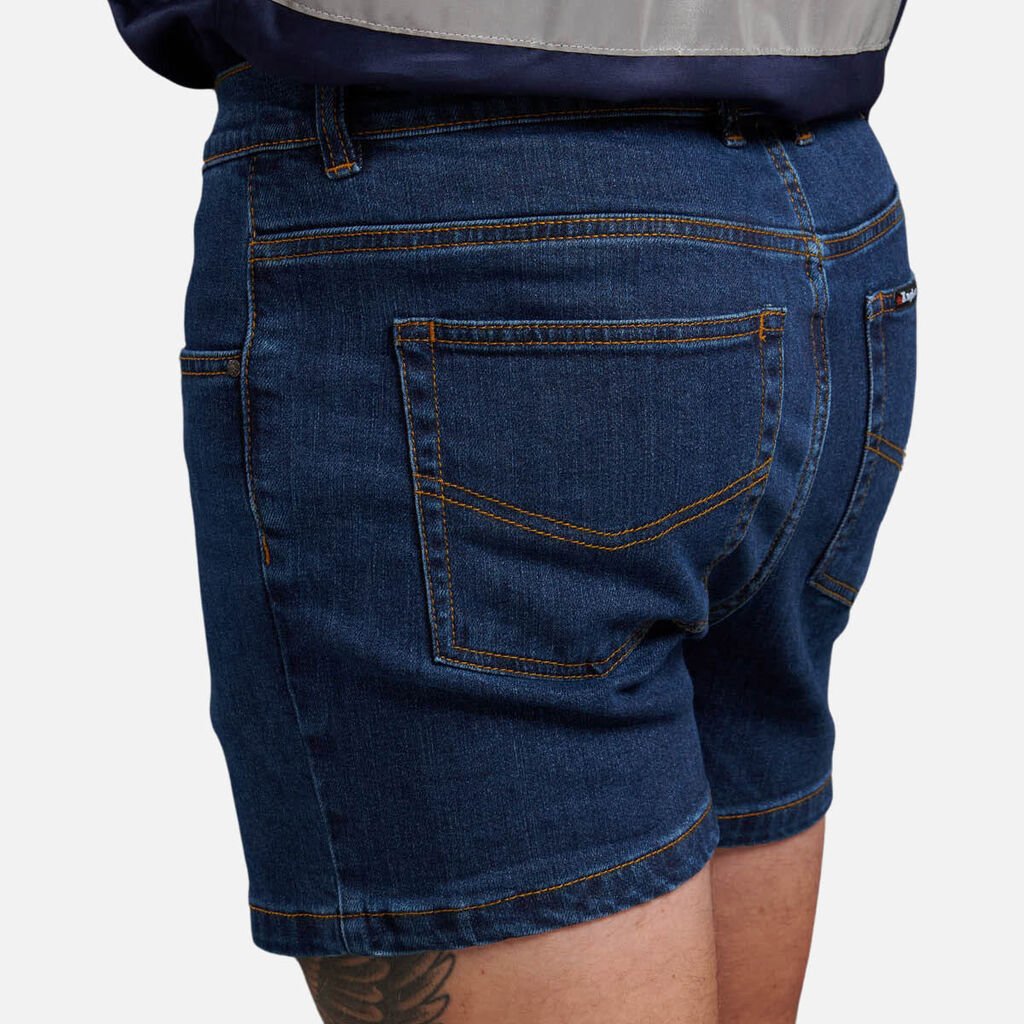KINGGEE STRETCH DENIM WORK SHORTS