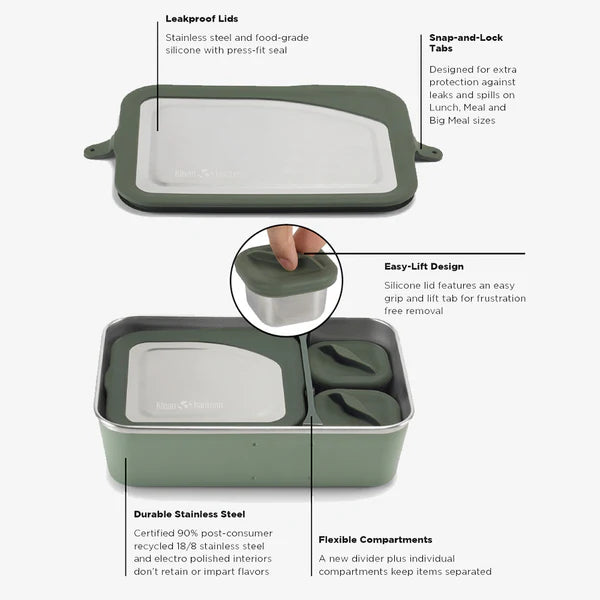 KLEAN KANTEEN RISE FOOD BOX BUNDLE
