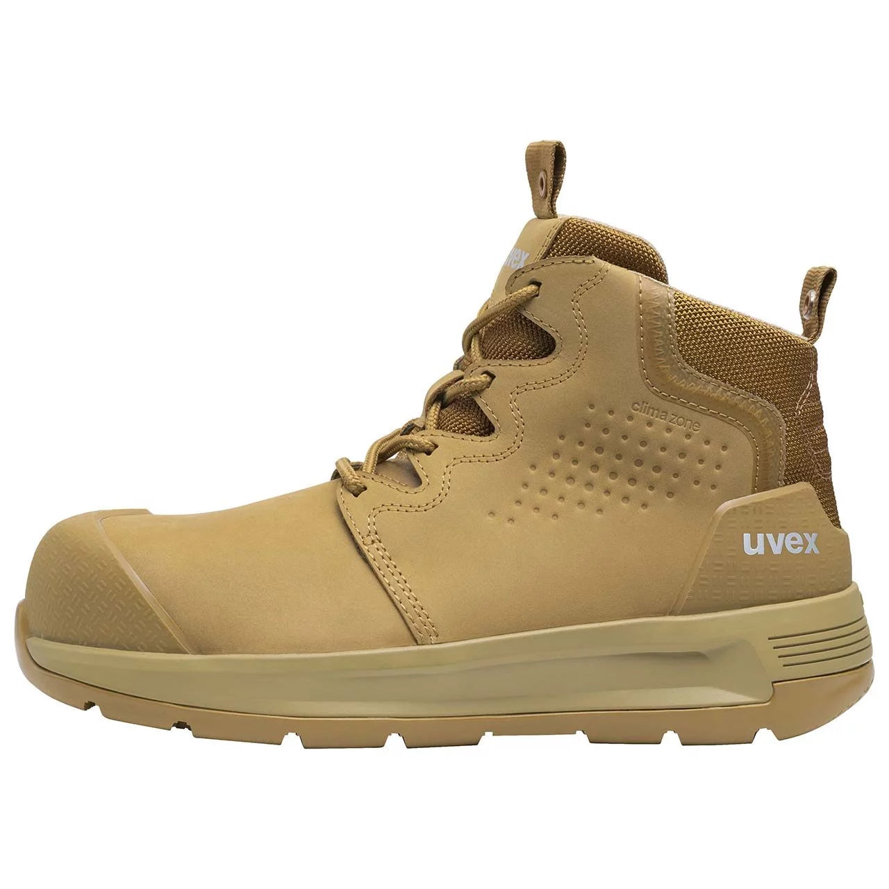 UVEX 2 X-FLOW ZIP SIDE WORK BOOT - EXTRA WIDE WIDTH